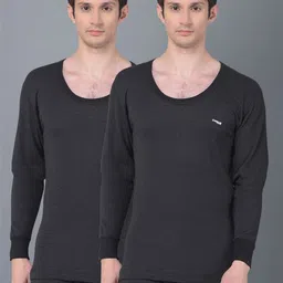 Dollar Ultra Pack of 2 Full Sleeve Round Neck Men Top Thermal-image-38