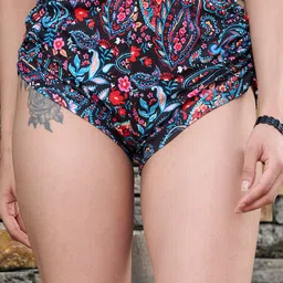 tandul Paisley Women Multicolor High Waist Shorts-picture-48