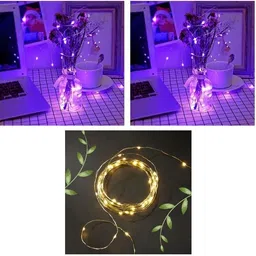 nirvair 124 LEDs 15 m Multicolor Steady Strip Rice Lights-picture-25