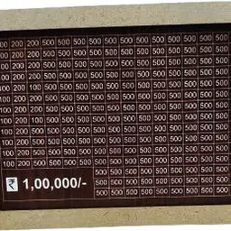 rukamni design and craft 1 Lakh Money Saving Box Coin Bank image 1