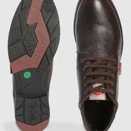 lee cooper Leather Ankle Boots| Lace-up & Soft Cushioned Insole for All-Day Comfort Slip On For Men image 5