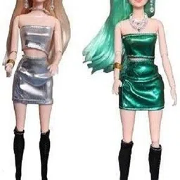 dtc Foldable doll (Pack of 2 Silver & green)-picture-17