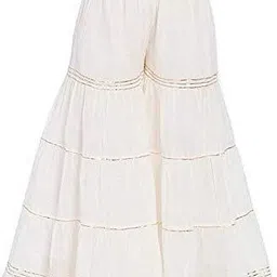 Women Regular Fit White Viscose Rayon Trousers-image-16