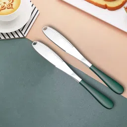 kitchease Stainless Steel Butter Spreader, Cheese Knife, Dessert Knife, Table Knife Set-picture-27