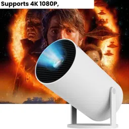 CLAIRBELL Smart Projector for Home 4K Support Rotabable Design withApp Netflix,YouTubeK406 (4500 lm / 1 Speaker / Wireless / Remote Controller) Portable Projector-image-12