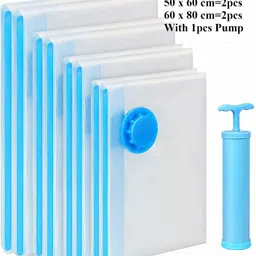 luxafare Vacuum Storage Bags Clothes Seal Compressed Travel Bag 2S(50x60cm) 2M(60x80cm) Travel Storage Vacuum Bags-picture-17