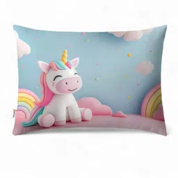 baby of mine Kids Pillow Cushion with Super Soft Fabric, 1 Month to 5 Year Microfibre Animals Baby Pillow Pack of 1 image 1