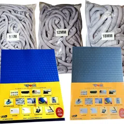 Kosh A/4 Spiral Binding Sheet 2 Packet with 3 Packet Ring Size 8+12+18 MM Combo Pack Manual Ring Binder-picture-20