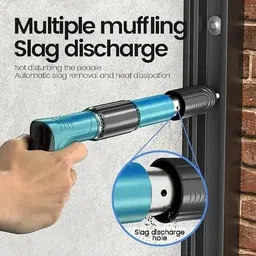 zucllspa Adjustable Manual Steel Nail Gun Wall-Fastening Power Tool Multipurpose Steel Nail Gun with 20 Nails Cordless Nailer image 3