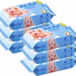 silk soft Baby wet wipes 82 pulls without lid PACK OF 6-picture-17