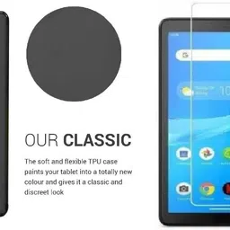 a-allin1 Screen Guard & Protector Applicator Accessory Combo for Tab Glass & Back cover for Lenovo Lenovo Tab M7 (2nd Gen) image 2