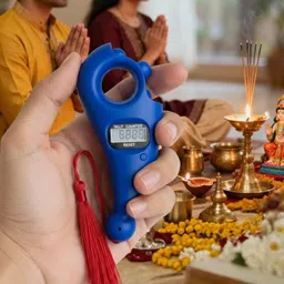 jap mala Jaap Mala Blue Digital Tally Counter image 2