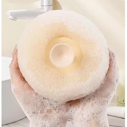 fmart Bath Sponge Scrubber | Body Scrubber | Shower Brush | Exfoliating Bath Sponge image 3