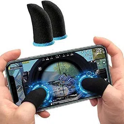 crozier Finger Sleeve, Pubg Sleeve & Thumb Sleeve, Slip- Sweat-Proof 5 Pair Multicolour Finger Sleeve image 3