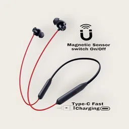 skm Neckband, Fast Type C Charge, Built-in Mic, ENC, Upto 48 Hrs Playtime_HG Bluetooth & Wired Headset image 1