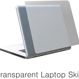 Techfit 6in1 Combo of Transparent Laptop Skin with Screen Guard, Key Guard, Micro SD Card Reader, Usb Led Light and Laptop Sleeve for 15.6 inches Laptop Combo Set image 2