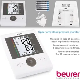 Beurer BM 28 without Adapter | Automatic switch-off | Risk indicator | 3 Years Warranty| Bp Monitor image 5