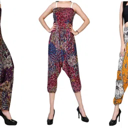 fusfus Printed Rayon, Cotton Women Harem Pants-picture-30