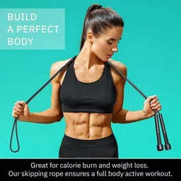 styrkr Jump Skipping Rope for Men Gym, Women, Weight Loss, Kids, Girls, Children Freestyle Skipping Rope-picture-11