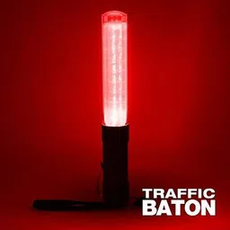 crewbolt Traffic Baton Wand Road Safety Parking Sign Waterproof Flashing Led 2 PC Car Reflector Light image 4
