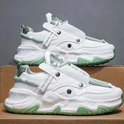 swoees Chunky Sneakers for Men | Stylish Streetwear Shoes | Trendy Comfort Sneakers Sneakers For Men-picture-19