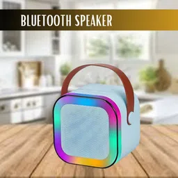 SYARA W12 (PORTABLE WIRELESS BLUETOOTH SPEAKER) Dynamic Thunder Sound & RGB LightT431 10 W Bluetooth Laptop/Desktop Speaker-picture-14