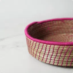 swadeh Single Pink Sabai Grass Fuschia Flair Origin Baskets image 4