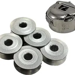 HAYA Bobbine Case + Alumunium Bobbins Industrial Double Machine Steel Sewing Kit-image-59