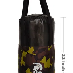 skmt Army Design Boxing Kit of Filled Punching Bag, Gloves and Headgear for Kids (Camo, Age 7- 12 Years) Boxing Kit image 2