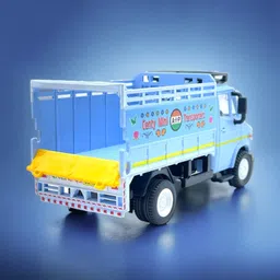 sarasi Mini Transporter Truck For Kids, Tail Gate Openable, Pull Back Action Toy image 2