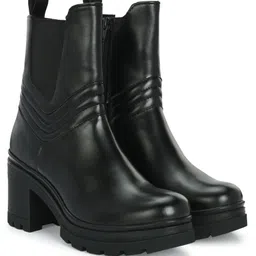 delize High Heel Ankle Boots For Women-picture-11