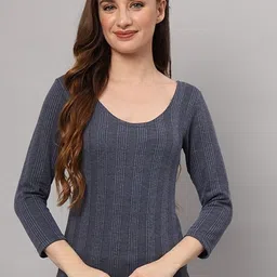 Saklana Women's Winter Warmer Thermal Vest 3/4 Sleeves Winter Inner Wear Women Top Thermal-picture-11