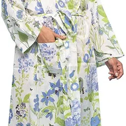 sanskrutihomes Off White XXL Bath Robe image 4