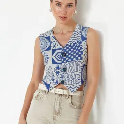 perfect productions Printed Women Waistcoat-picture-6