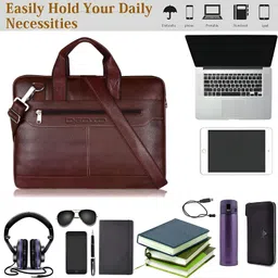 deoxo Men Brown Messenger Bag image 4