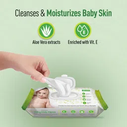 bodyguard Premium Paraben Free Baby Wet Wipes with Aloe Vera & Vitamin E image 5