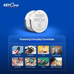 keycare CR1616 Pack of 10 Lithium 3V Battery image 3