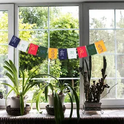 party midlinkerz Tibetan Prayer Flags for window Rectangle Outdoor Flag-picture-16