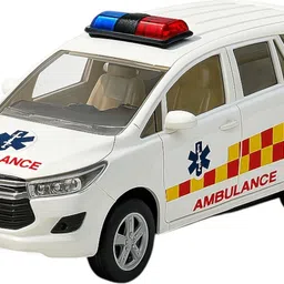 unick Pull Back Toy Innova Car Ambulance 15cm Length Kids Toy-picture-16