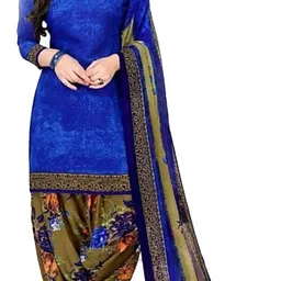 yashika Unstitched Crepe Salwar Suit Material Floral Print-picture-14
