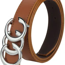 metronaut Women Formal Tan Artificial Leather Belt-picture-20