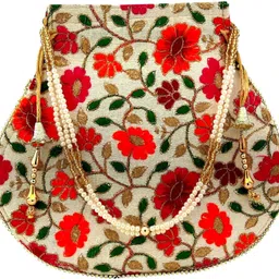Women Red Potli-image-2