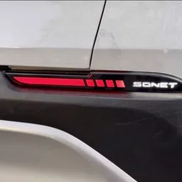 dda enterprises rear reflector light comptiable for kia sonet (2021onward) with scan+matrix(2ps) Car Reflector Light image 2