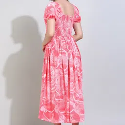 shangaar Women Maxi Maroon Midi/Calf Length Dress image 2