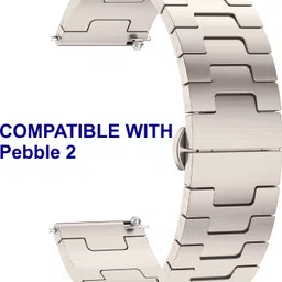 ACM WSM37Y22ST1171 Watch Strap Metal Steel 22mm for Pebble 2 Smartwatch Starlight Smart Watch Strap-picture-39