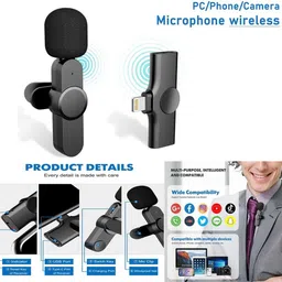 IMMUTABLE K8 LAPLE WIRELESS MIC K11 Camera Microphone image 4