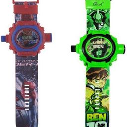 cosmart COMBO SPIDERMAN AND BEN 10 24 IMAGE PROJECTOR WATCH PACK OF - 2-picture-10