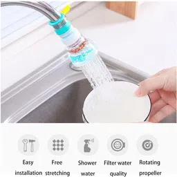 flaner 360 Degree Rotary Water-Saving Movable Sprinkler kitchen sink faucet(4 PCS) Faucet Nozzle image 3