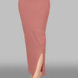 Ozberk Creation DASN._Dori_peach_M_Saree Shapewear shapewear petticoat For saree Lycra Blend Petticoat image 3