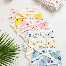 goshiny Baby Cotton | Double Layer |Tying Nappies |Washbale(0-6 Months) image 3